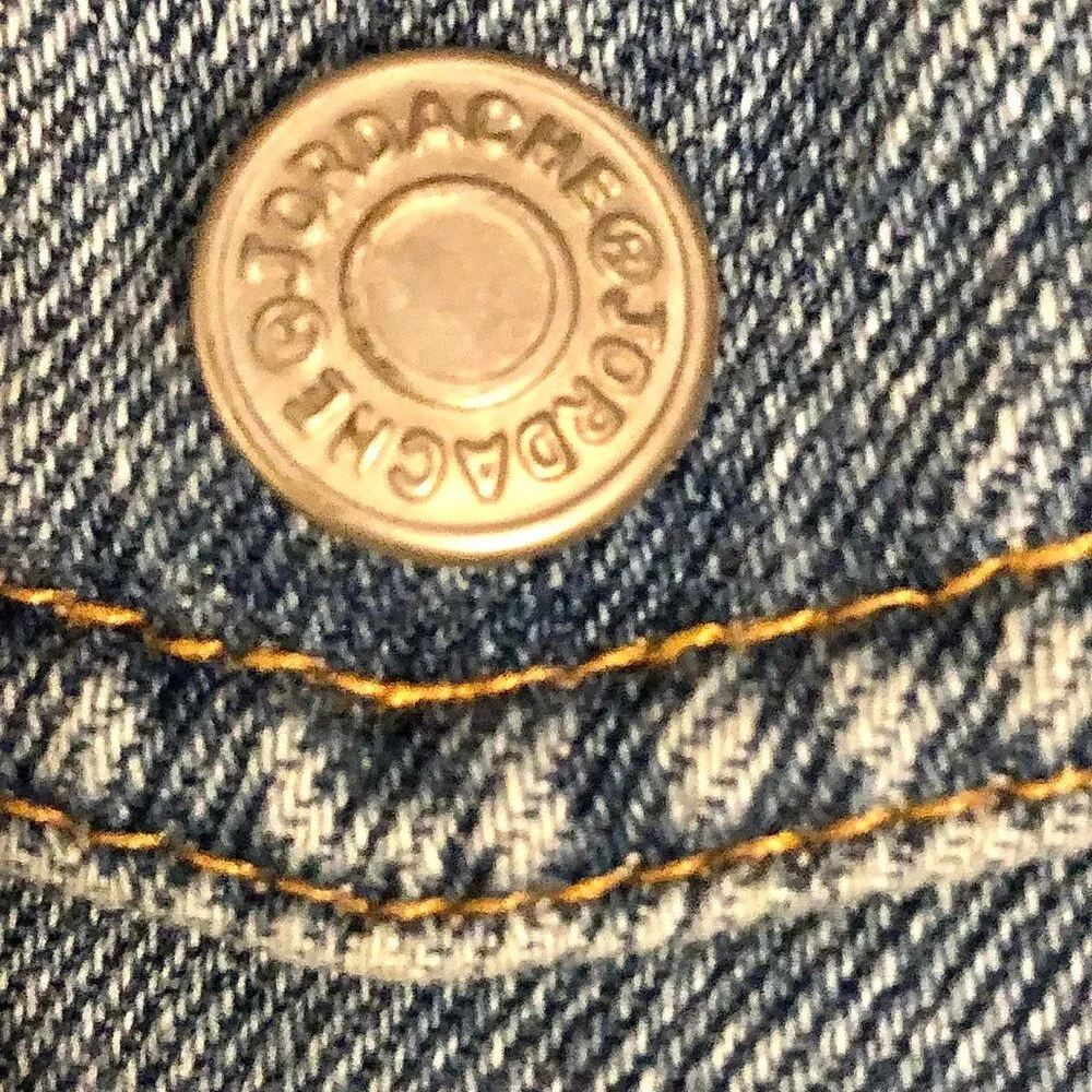 VON EHRENPREIS TAPESTRY x Jordache Y2K Jack & Jill Embr Tapestry Jean Jacket 5